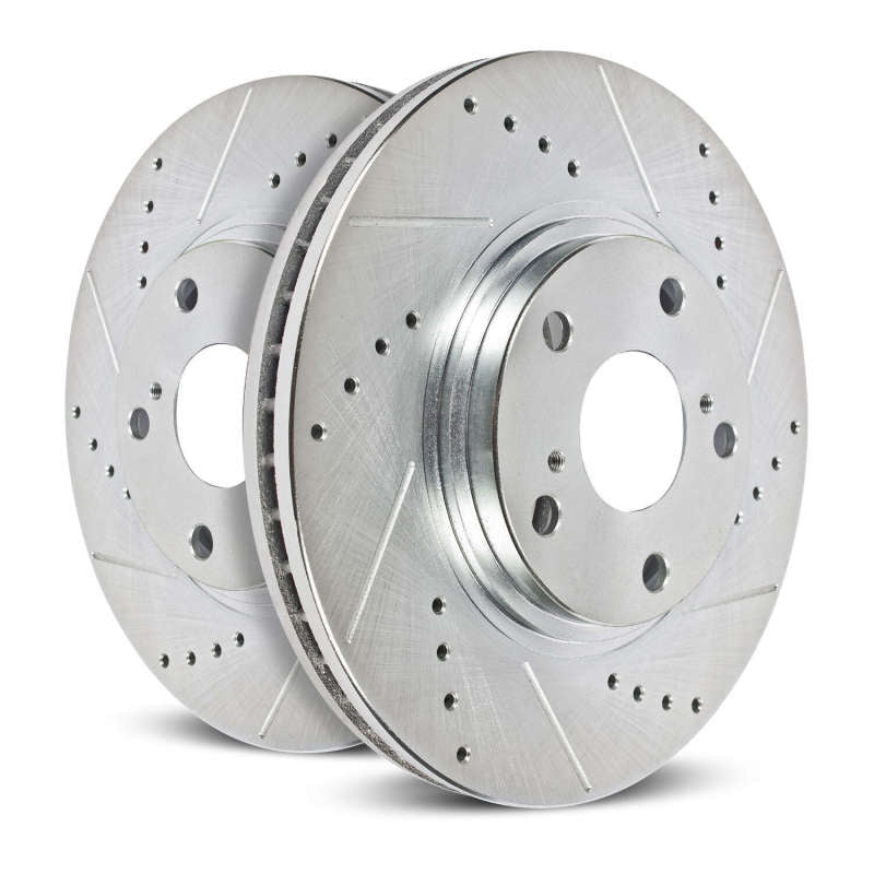 Power Stop 12-15 Jaguar XKR-S Front Drilled & Slotted Rotor - Pair