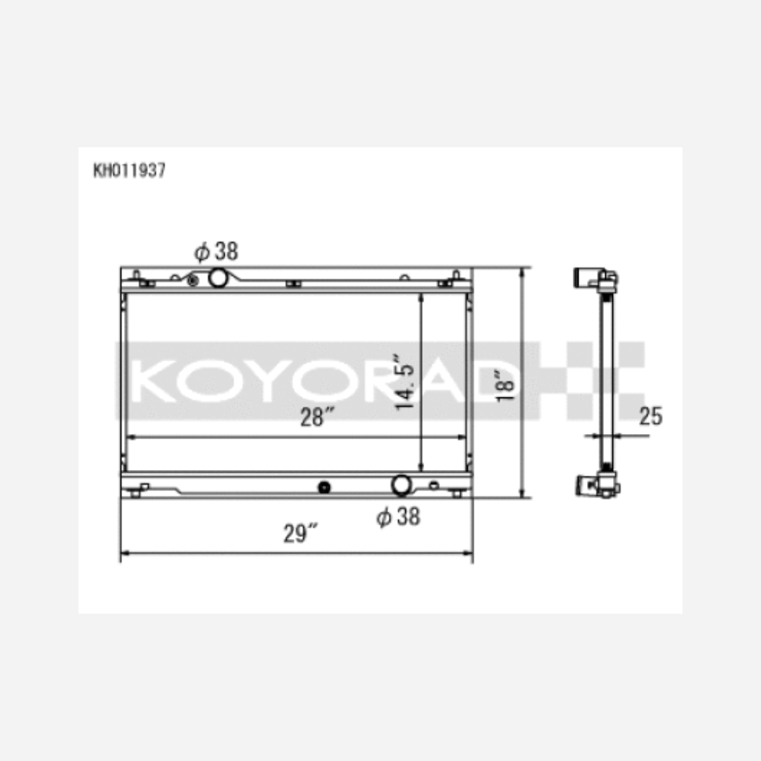 06-13 | Lexus IS250/IS350 2.5L/3.5L (6MT/AT) / Radiator