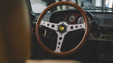 Indy / 350 mm / Mahogany Wood & Brshd Spokes