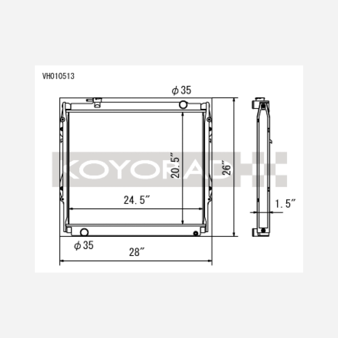 95-04 | Toyota Tacoma V6 4x4 Manual | Radiator