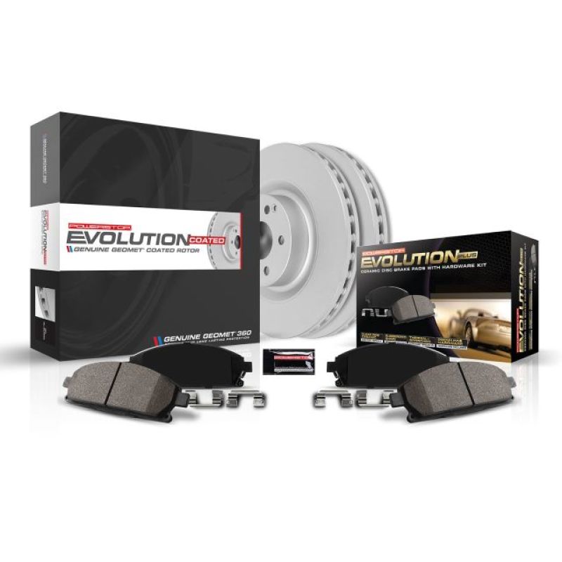 Power Stop 17-18 Ford E-450 Super Duty Rear Z17 Coated Brake Kit