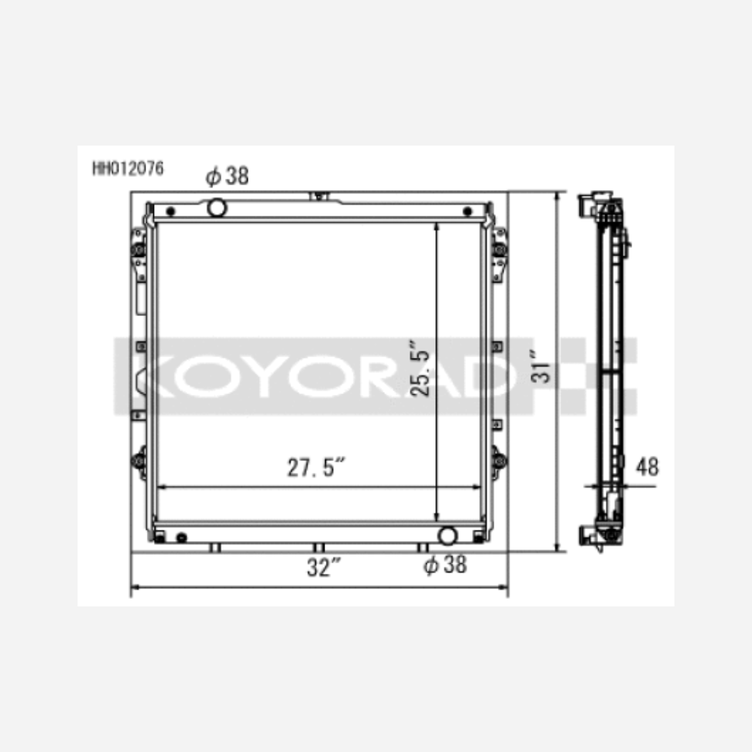Toyota | 10-13 Tundra 4.6L / 07-13 Tundra 5.7L V8 (AT) | Racing Radiator *Requires SK-C13*