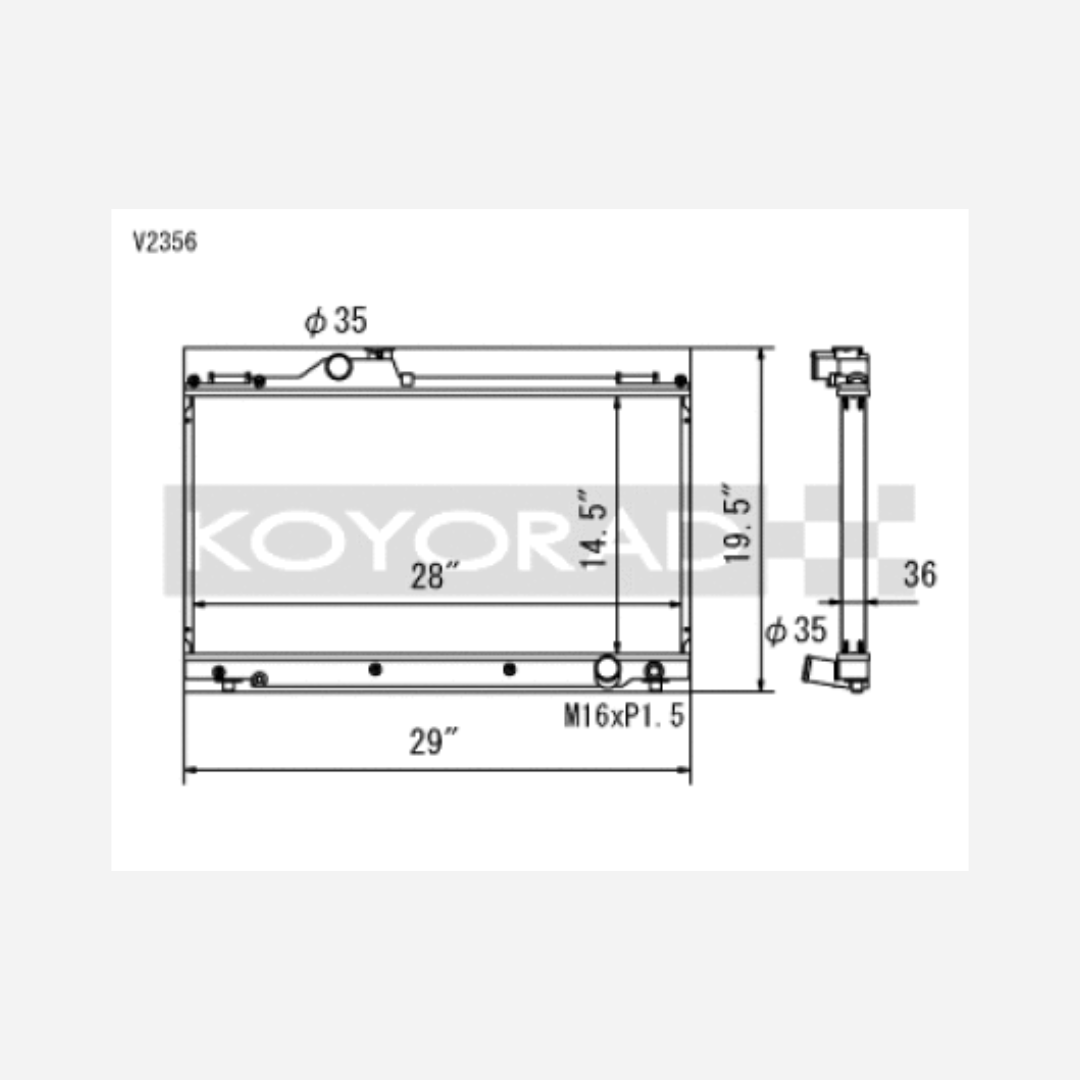 01-05 / Lexus IS300 (MT) / Radiator