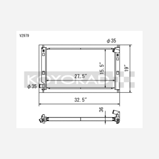 08-09 | Mitsubishi Evolution X (AT/MT) / Ralliart Turbo| Radiator