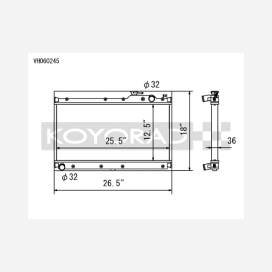 89-97 | Mazda MX-5 Miata 1.6/1.8L (MT) | Radiator