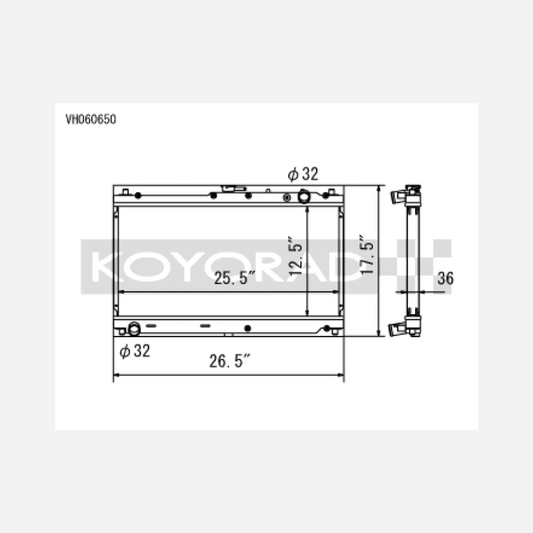 99-05 | Mazda MX-5 Miata 1.8L (MT) | Radiator