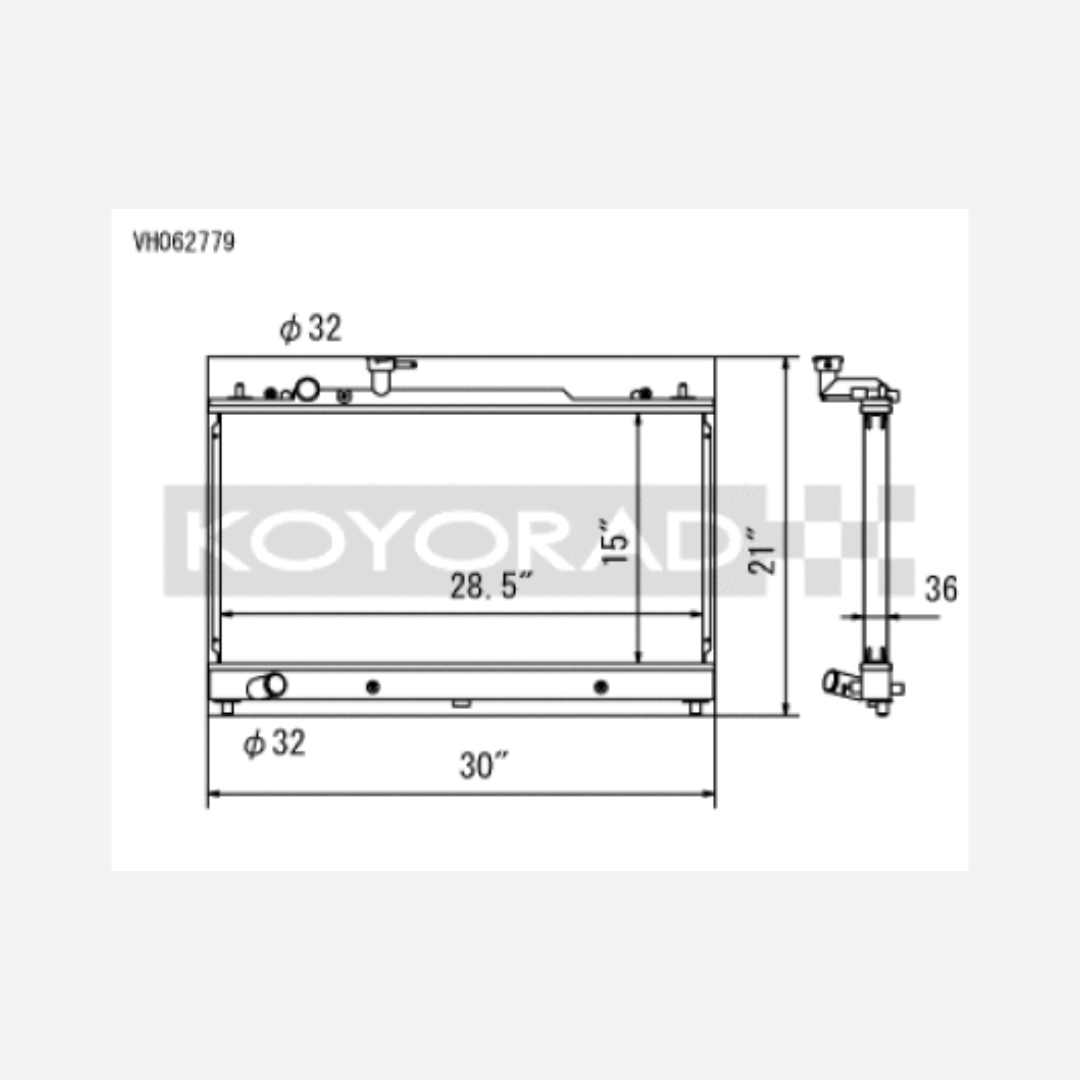 06-08 | Mazdaspeed 6 2.3L Turbo | Radiator