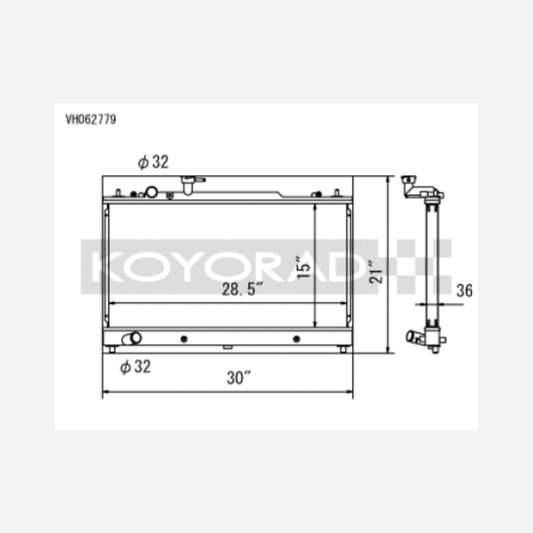 06-08 | Mazdaspeed 6 2.3L Turbo | Radiator