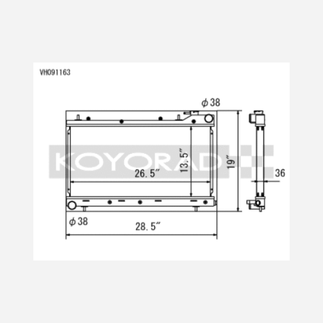 99-01 | Subaru Impreza RS / Outback 99-02 Subaru Forester 2.5L | Performance Radiator