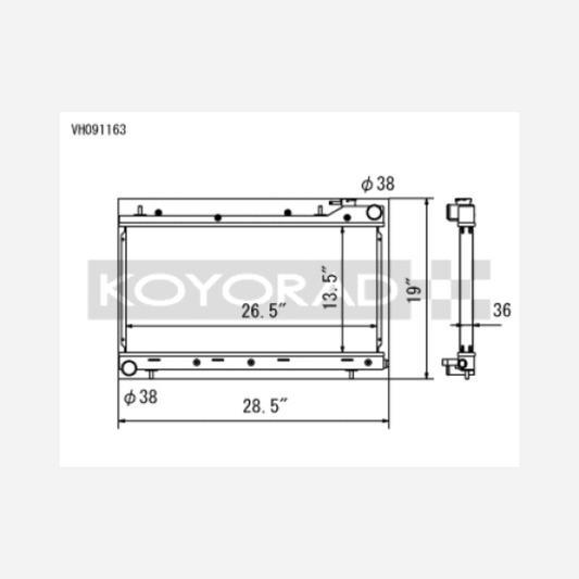 99-01 | Subaru Impreza RS / Outback 99-02 Subaru Forester 2.5L | Performance Radiator