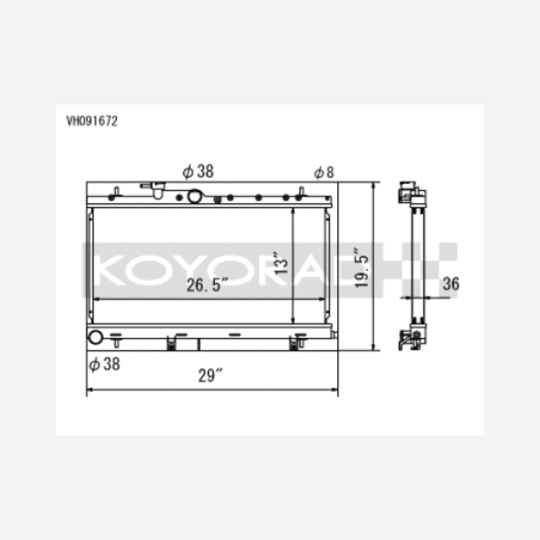 03-07 | Subaru Impreza WRX/STI (MT / w/ Filler Neck) | Radiator