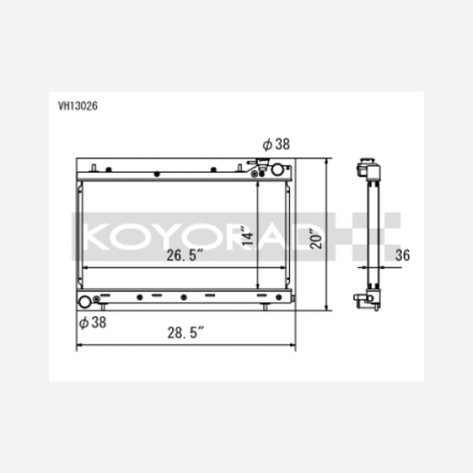 04-08 | Subaru Forester XT 2.5L Turbo (MT) | Radiator